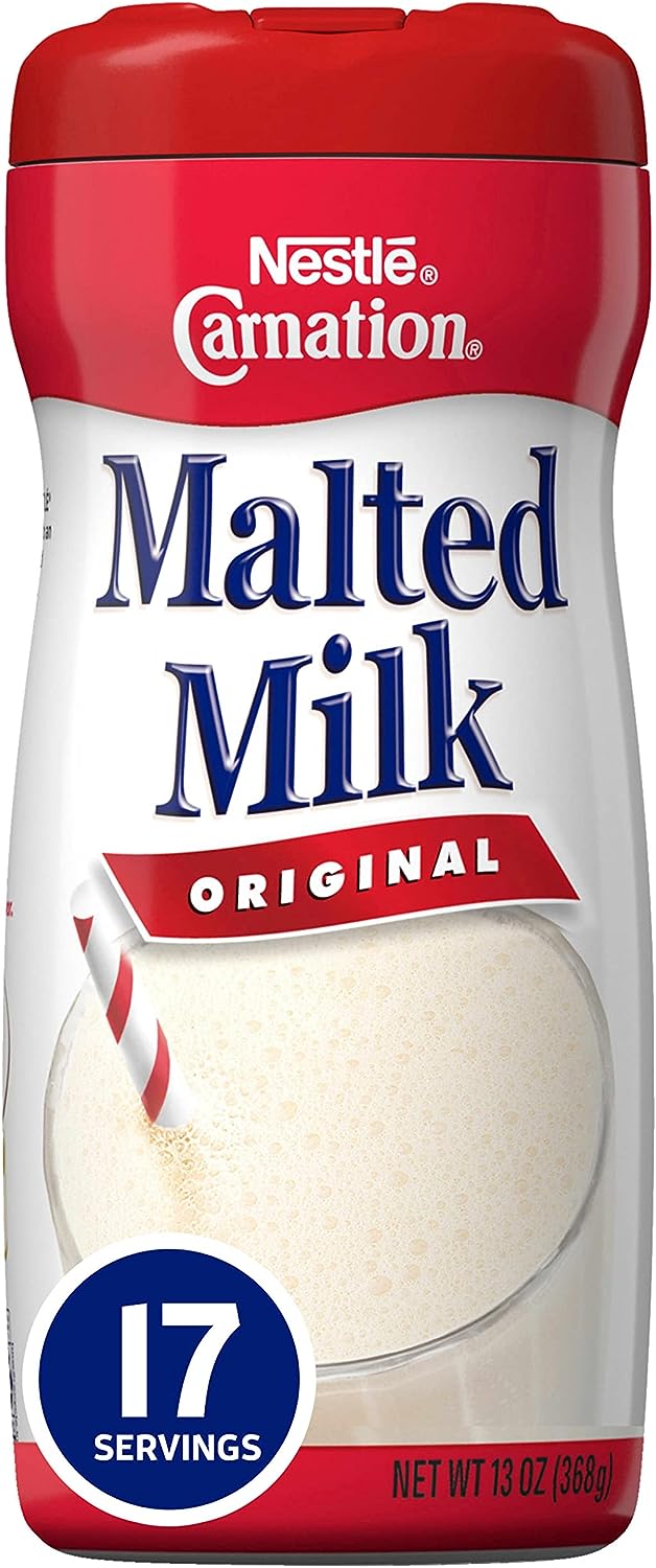 251026033550742_1 Nestle Carnation Original Malted Milk Powder Mix, 13 OZ Canister - Image 1